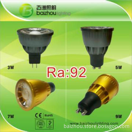 New 9W High quality LED spot light, CRI>90